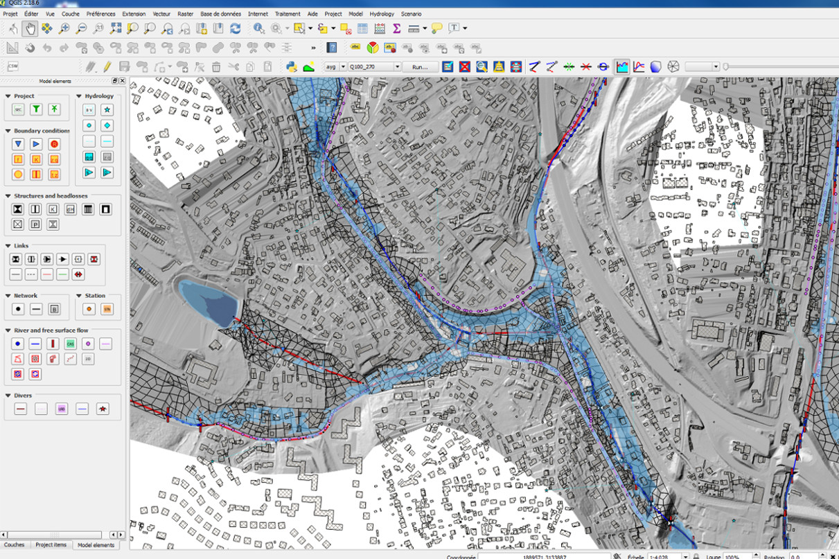 Cartographie des zones inondables sur hydra - Aygalades